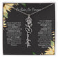 Birth Flower Necklace With Name I No Rain - No Flowers | Personalized Gift for Grandma - Ever Trendy Essentials