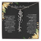 Birth Flower Necklace With Name I No Rain - No Flowers | Personalized Gift for Grandma - Ever Trendy Essentials