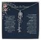 Birth Flower Necklace With Name I No Rain - No Flowers | Unique Jewelry for Daughter from Dad - Ever Trendy Essentials