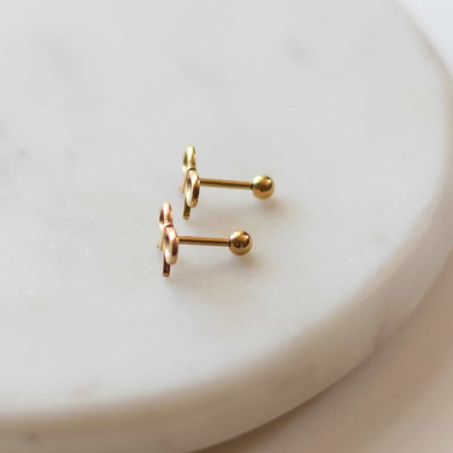 Bowtie Screw Back Earrings - Ever Trendy Essentials
