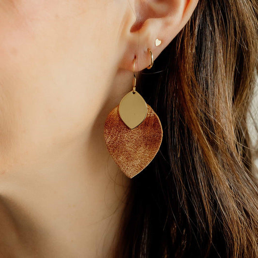 Caramel Cafe Cora Earrings - Ever Trendy Essentials