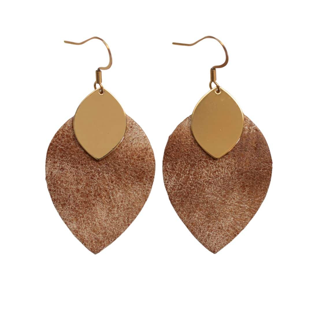 Caramel Cafe Cora Earrings - Ever Trendy Essentials