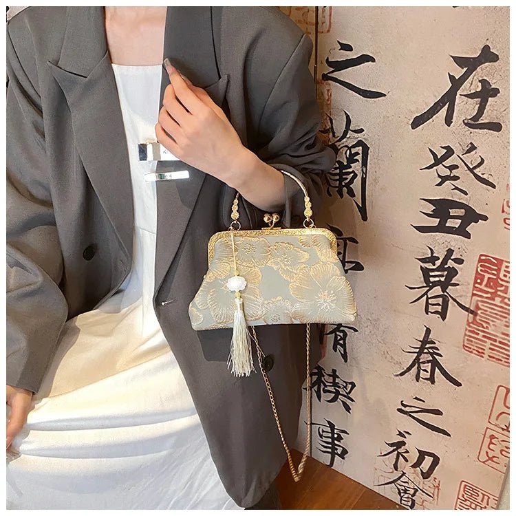 Chinese Embroidered Evening Clutch Bag - Ever Trendy Essentials