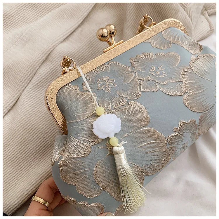 Chinese Embroidered Evening Clutch Bag - Ever Trendy Essentials