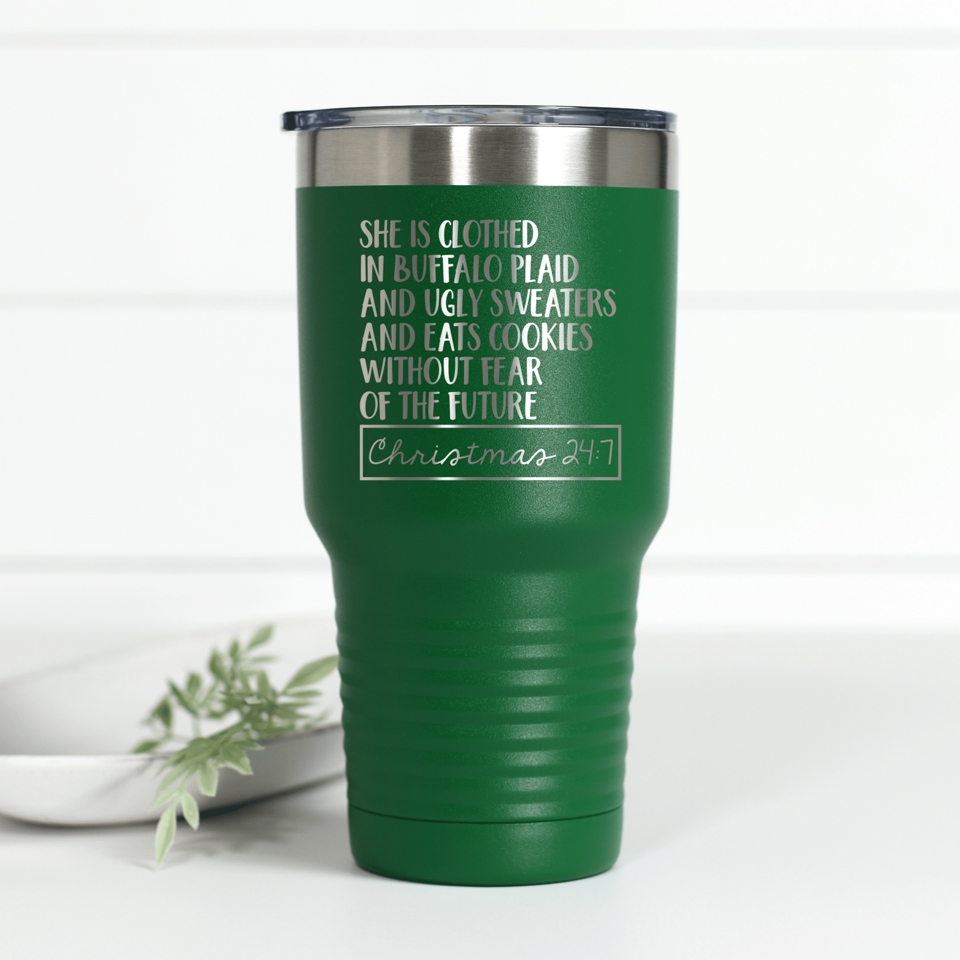 Christmas 24:7 30 oz Engraved Tumbler - Ever Trendy Essentials