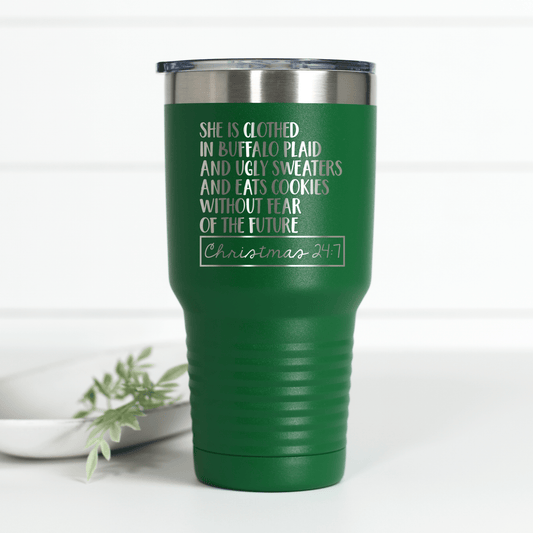 Christmas 24:7 30 oz Engraved Tumbler - Ever Trendy Essentials