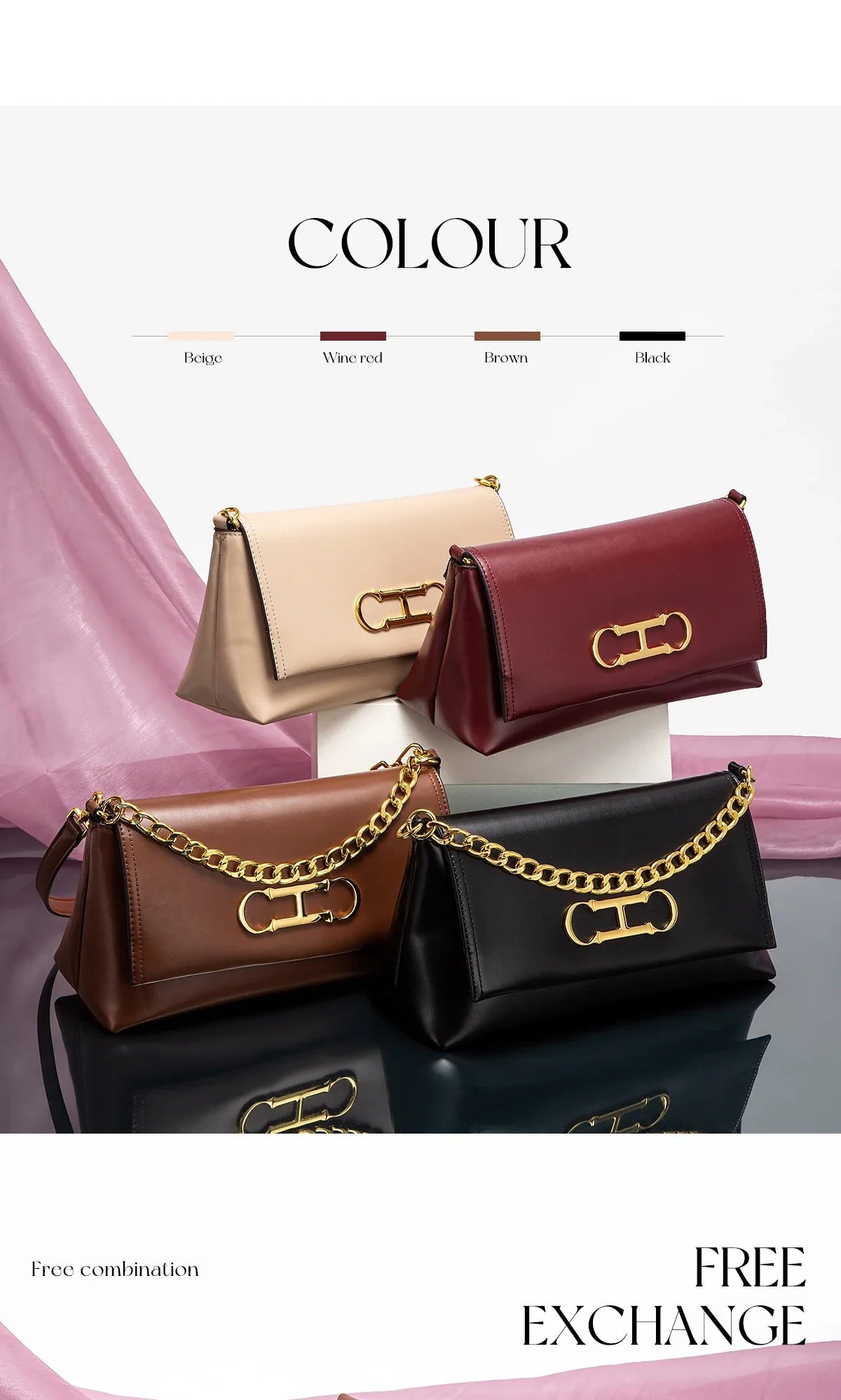 Classic Retro Square Crossbody Bag - Ever Trendy Essentials