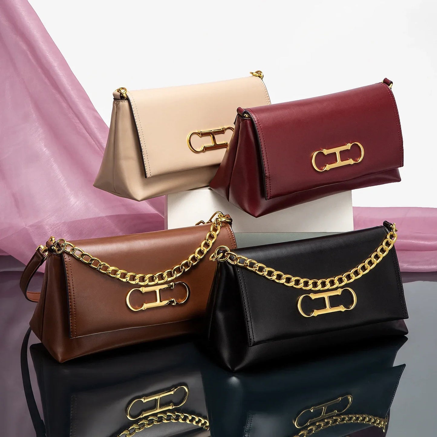 Classic Retro Square Crossbody Bag - Ever Trendy Essentials
