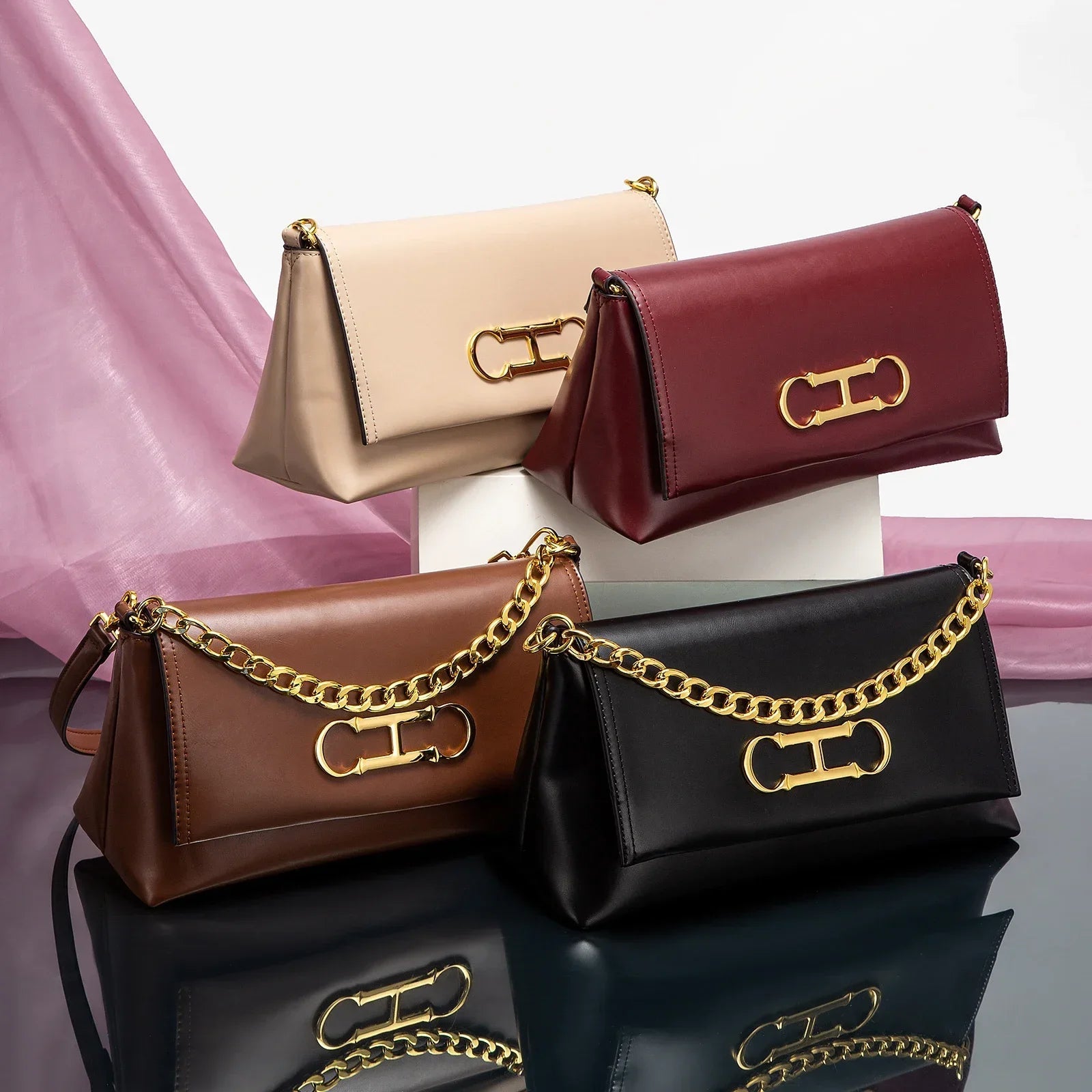 Classic Retro Square Crossbody Bag - Ever Trendy Essentials