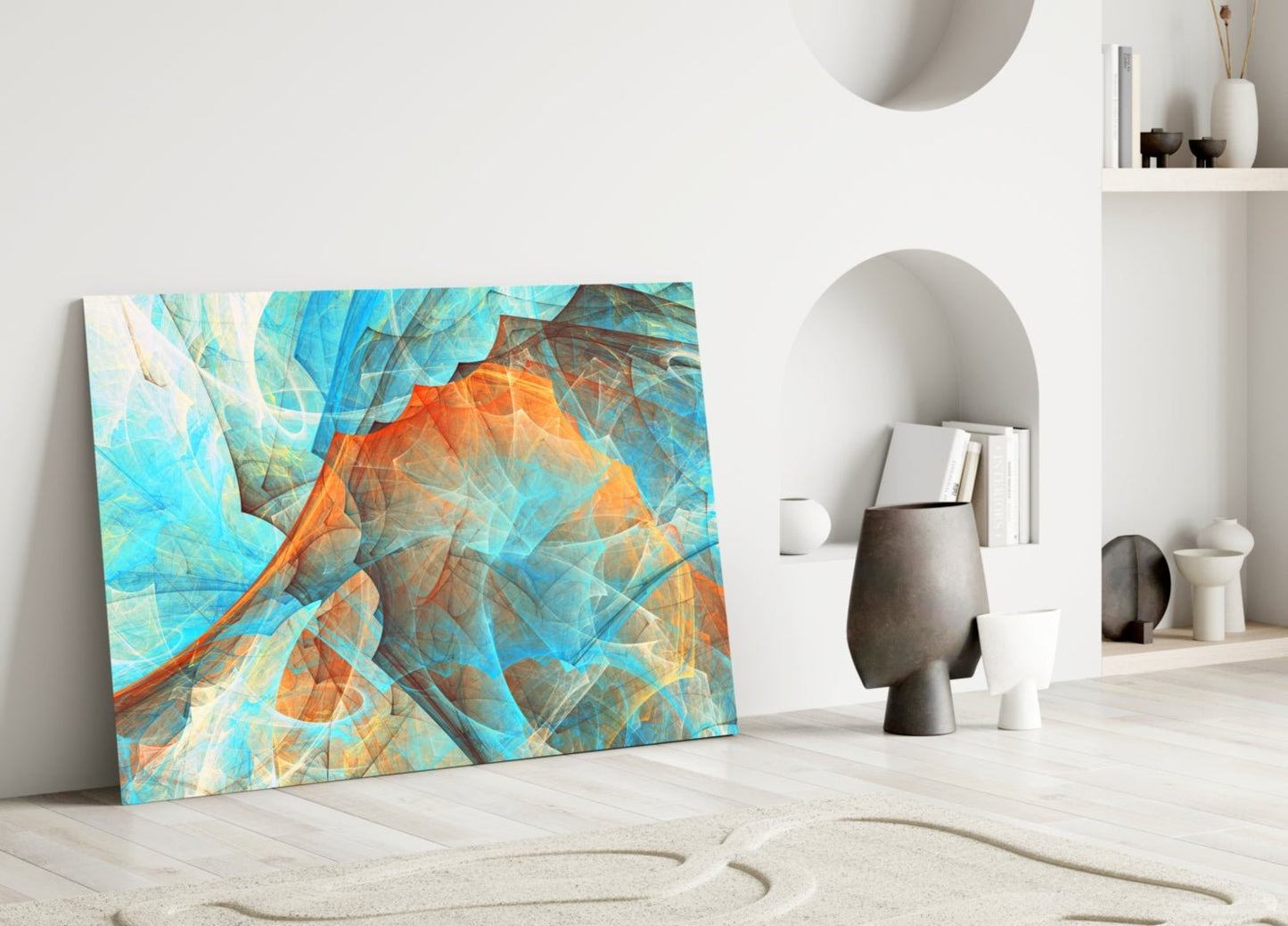 Colored Nets Glass Wall Art Daughter - Ever Trendy Essentials