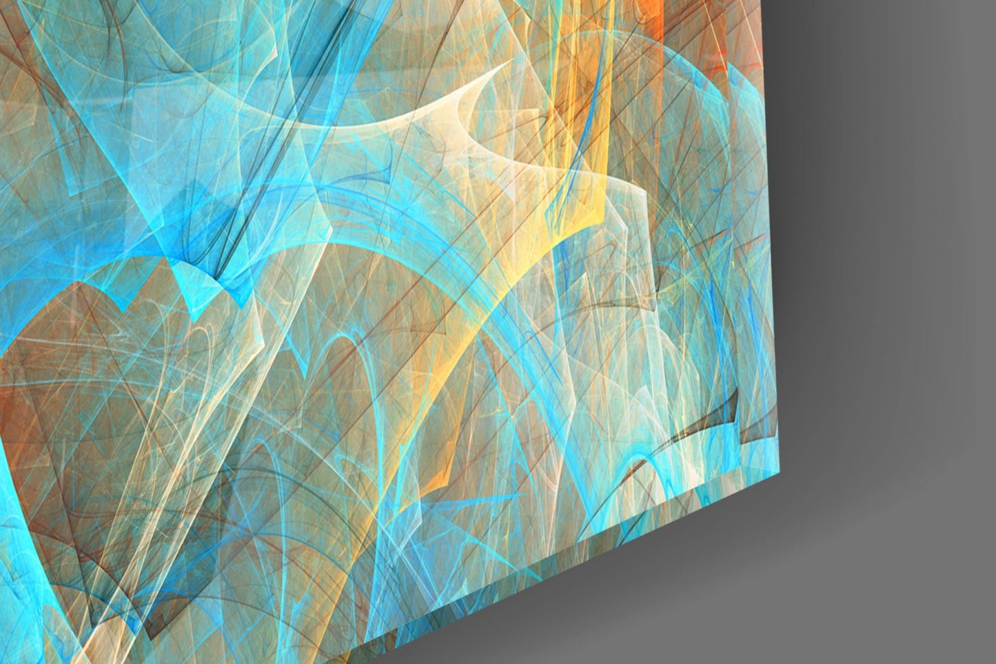 Colored Nets Glass Wall Art Daughter - Ever Trendy Essentials