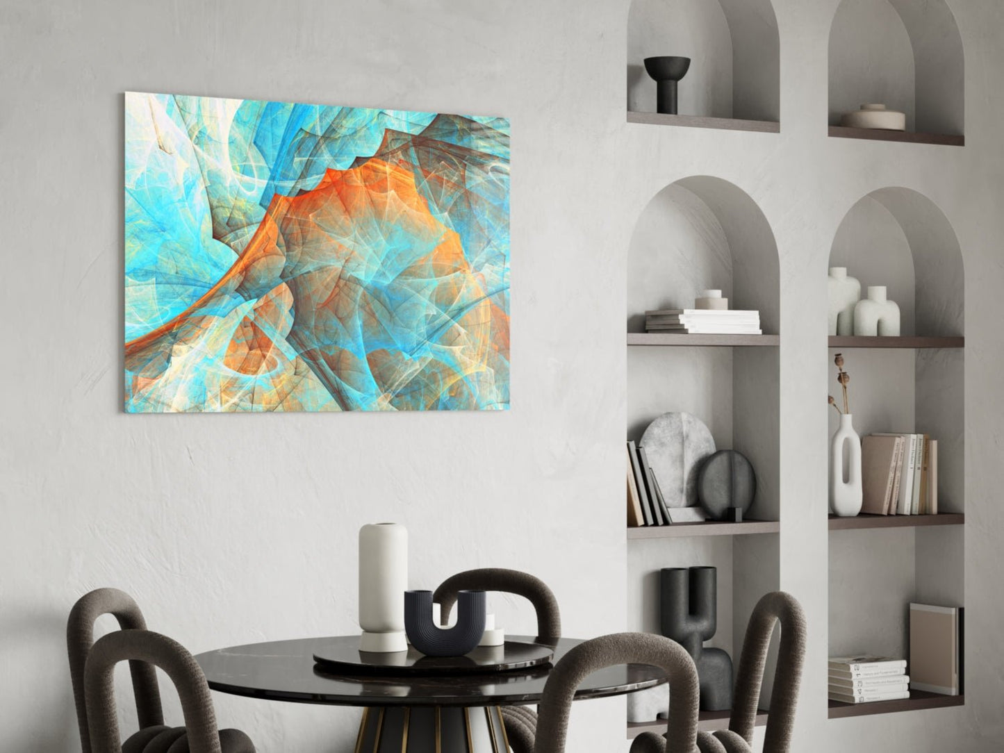 Colored Nets Glass Wall Art Daughter - Ever Trendy Essentials