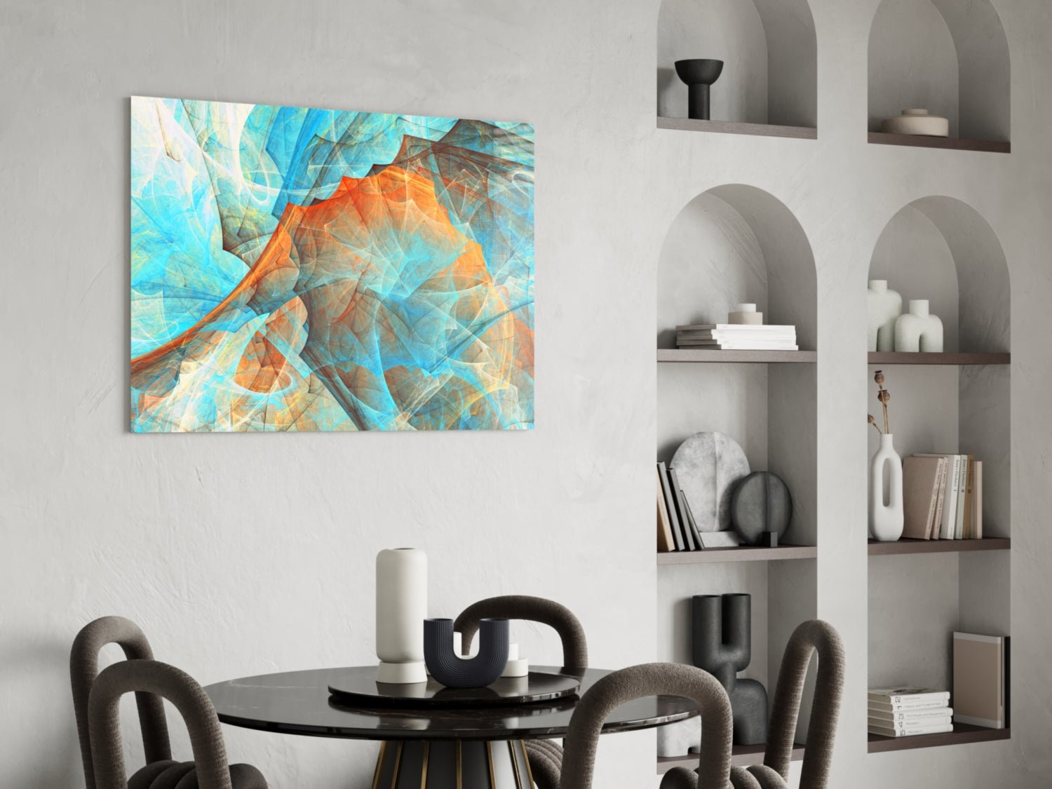 Colored Nets Glass Wall Art Daughter - Ever Trendy Essentials