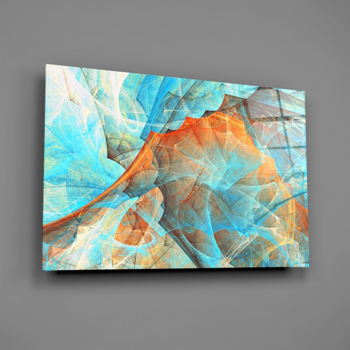 Colored Nets Glass Wall Art Daughter - Ever Trendy Essentials
