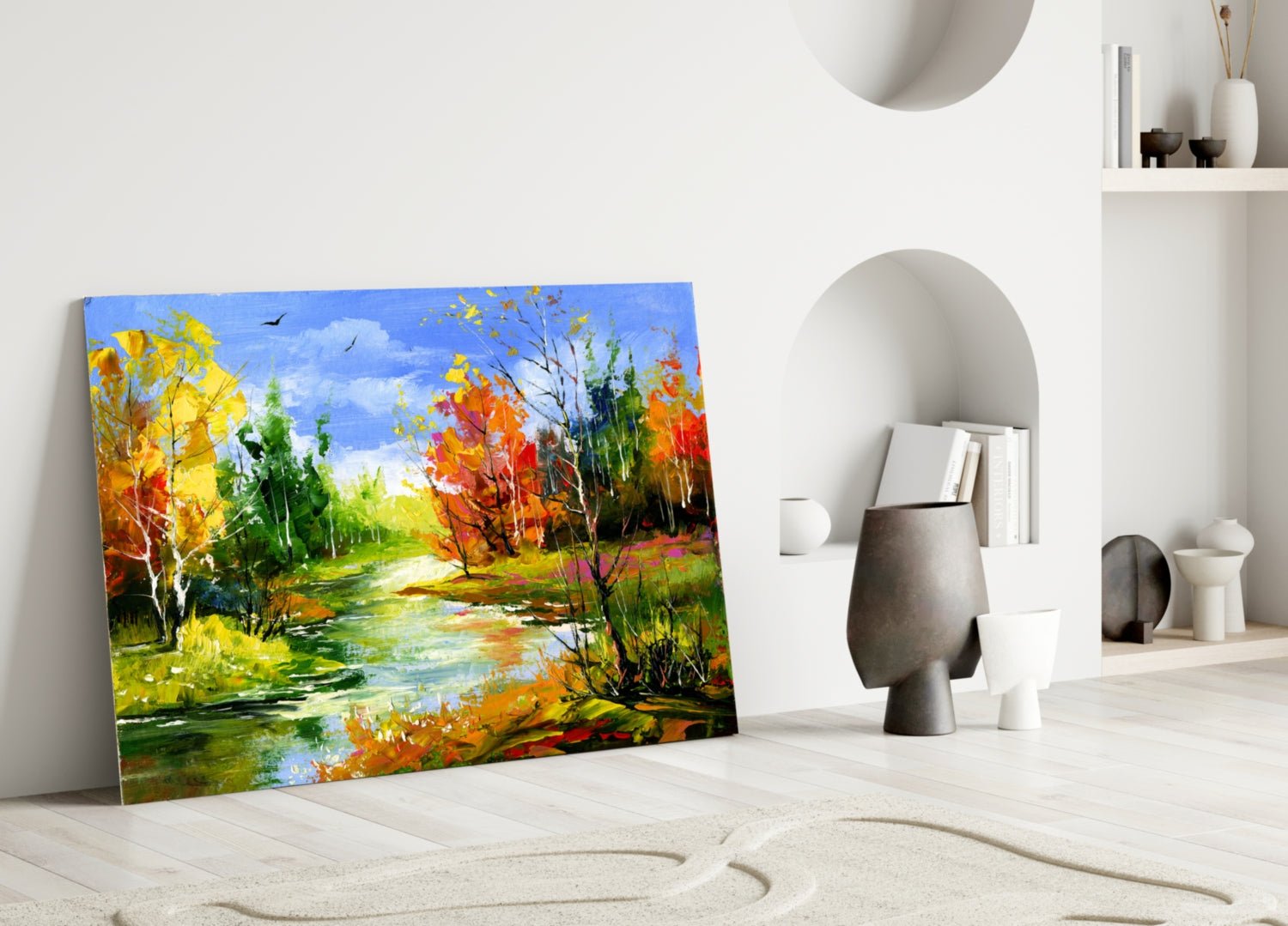 Colorful Autumn Glass Wall Art Daughter - Ever Trendy Essentials