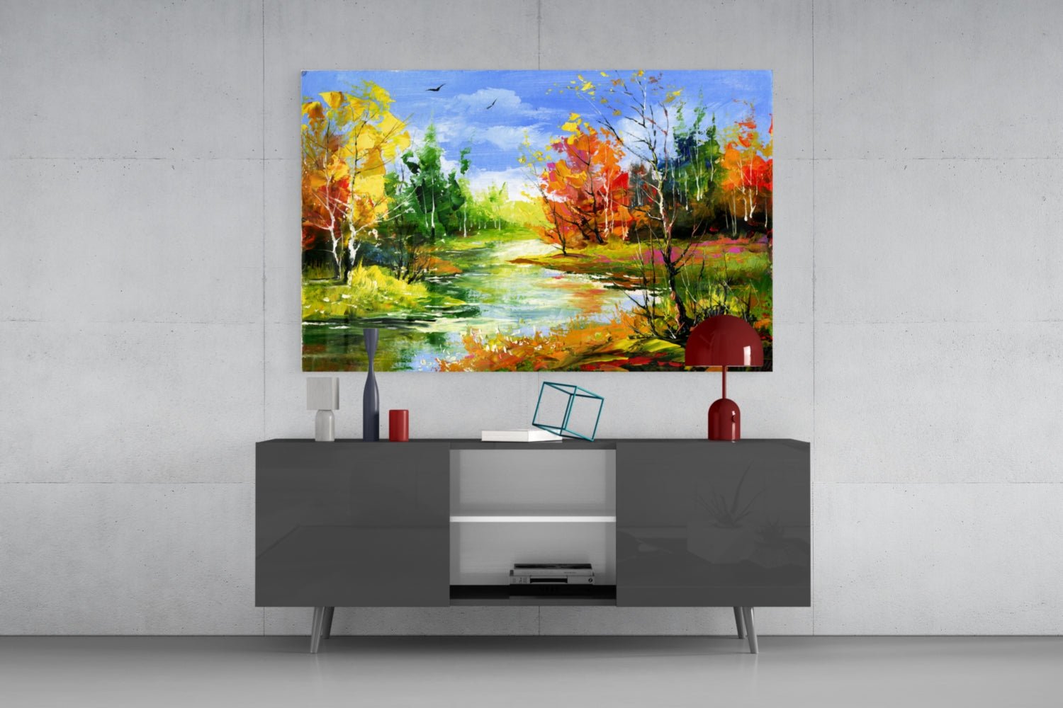 Colorful Autumn Glass Wall Art Daughter - Ever Trendy Essentials