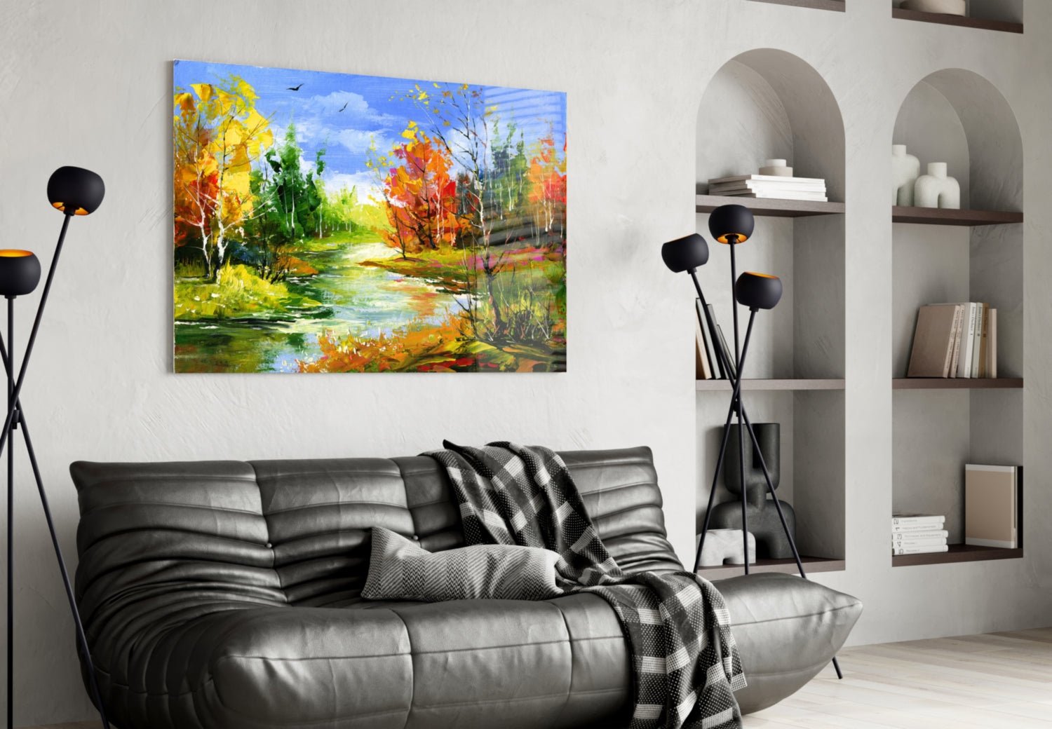 Colorful Autumn Glass Wall Art Daughter - Ever Trendy Essentials