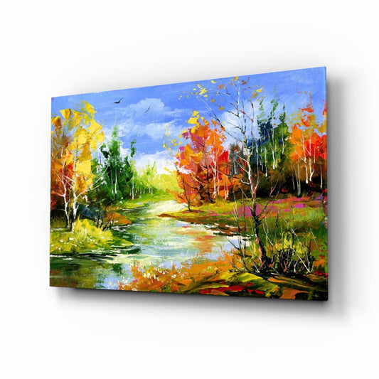 Colorful Autumn Glass Wall Art Daughter - Ever Trendy Essentials