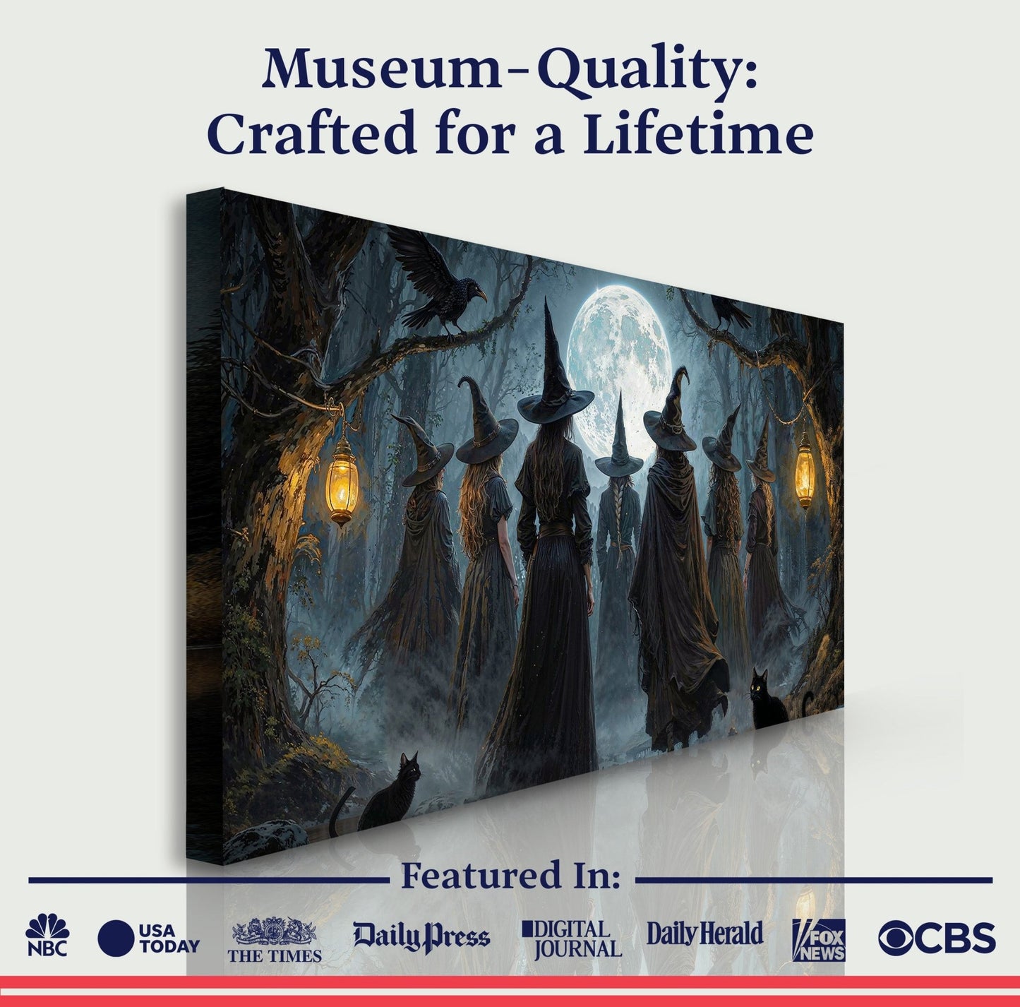 Coven of Witches Halloween Wall Art Daughter - Ever Trendy Essentials