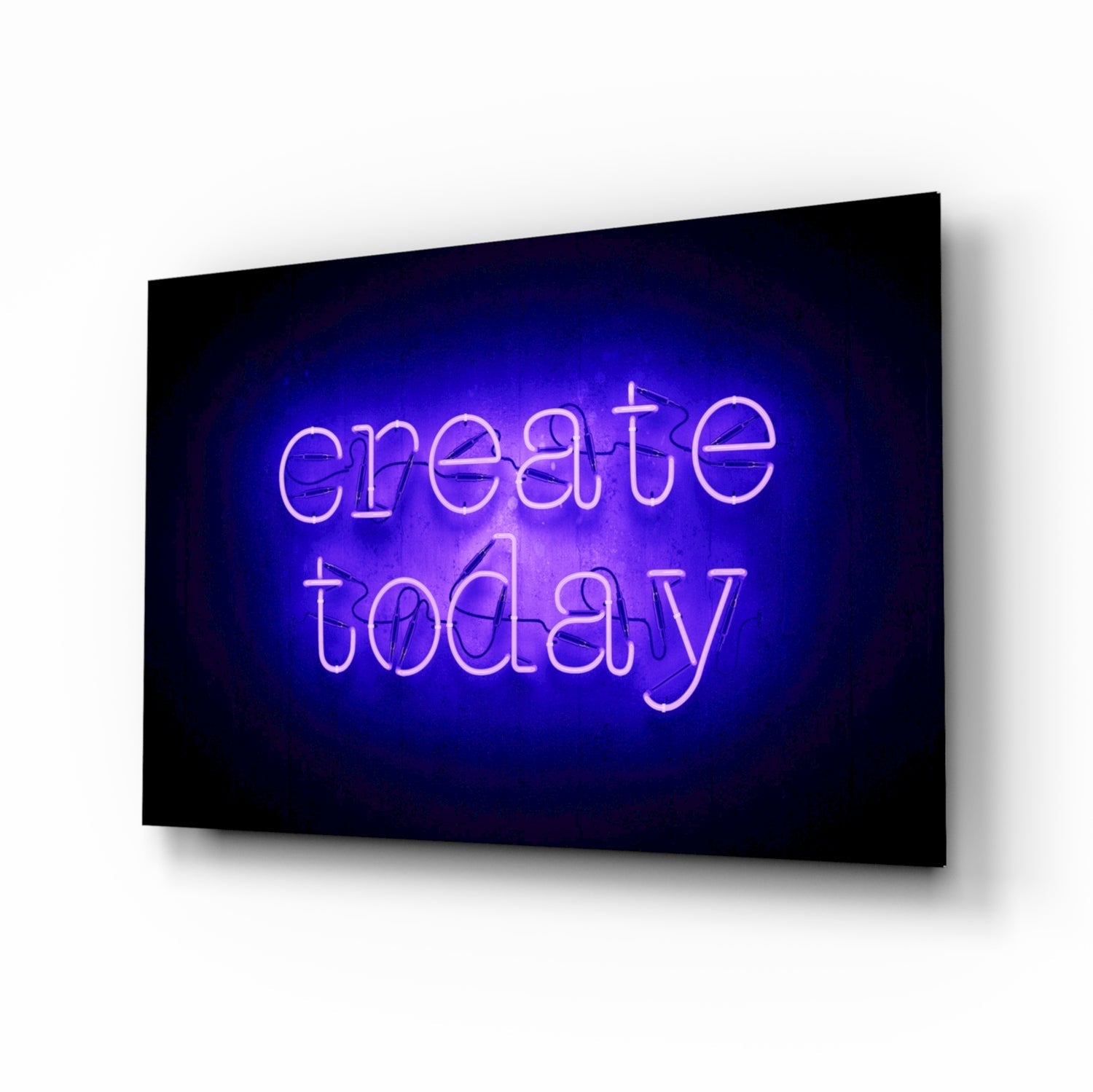 “Create Today” Glass Wall Art Daughter - Ever Trendy Essentials