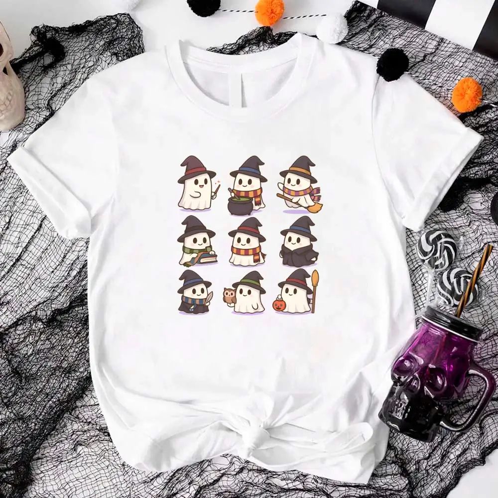 Cute Witch Ghosts Halloween Shirt – Kawaii Spooky Tee - Ever Trendy Essentials