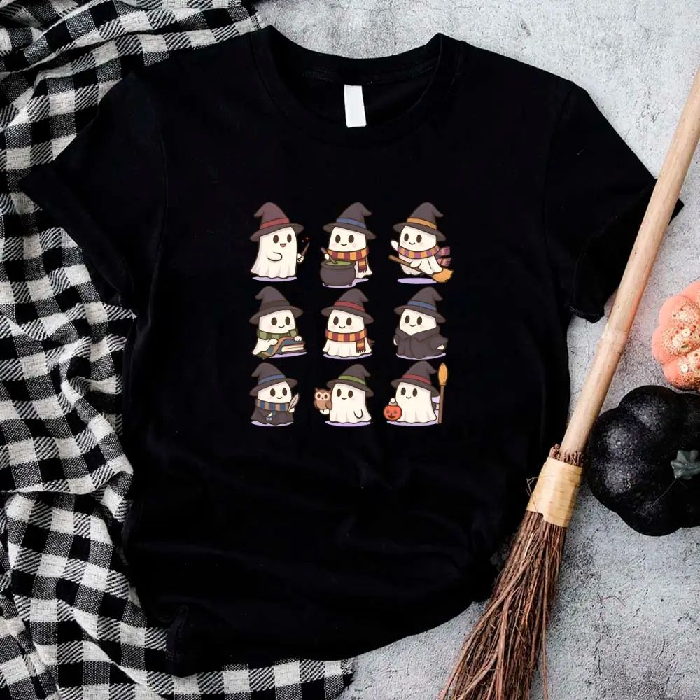 Cute Witch Ghosts Halloween Shirt – Kawaii Spooky Tee - Ever Trendy Essentials