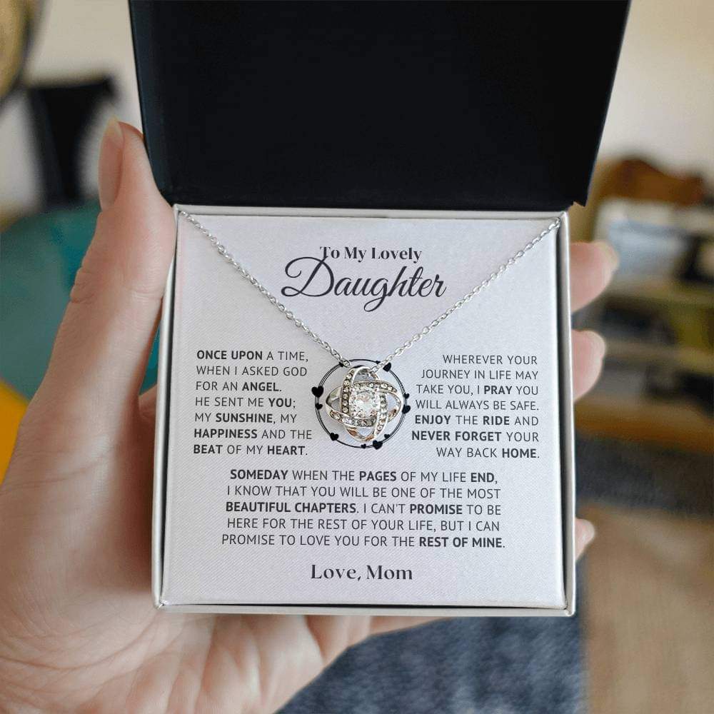 Daughter Love Knot Necklace Gift - Ever Trendy Essentials