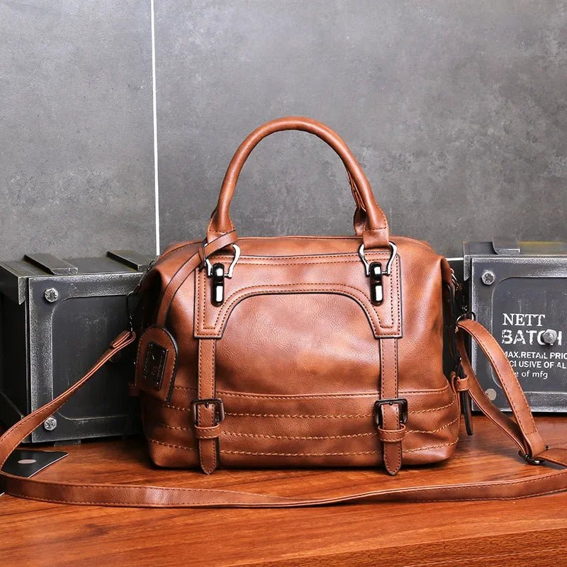 Daughter PU Leather Crossbody Tote Handbag | Stylish Shoulder Bag for Daily Use - Ever Trendy Essentials