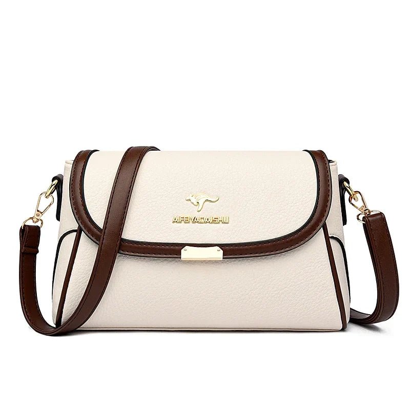 Daughter Solid Color High - Quality Leather Small Shoulder Bags | New Messenger Bags with Strap & Designer Crossbody Bag (Sac à Main) - Ever Trendy Essentials