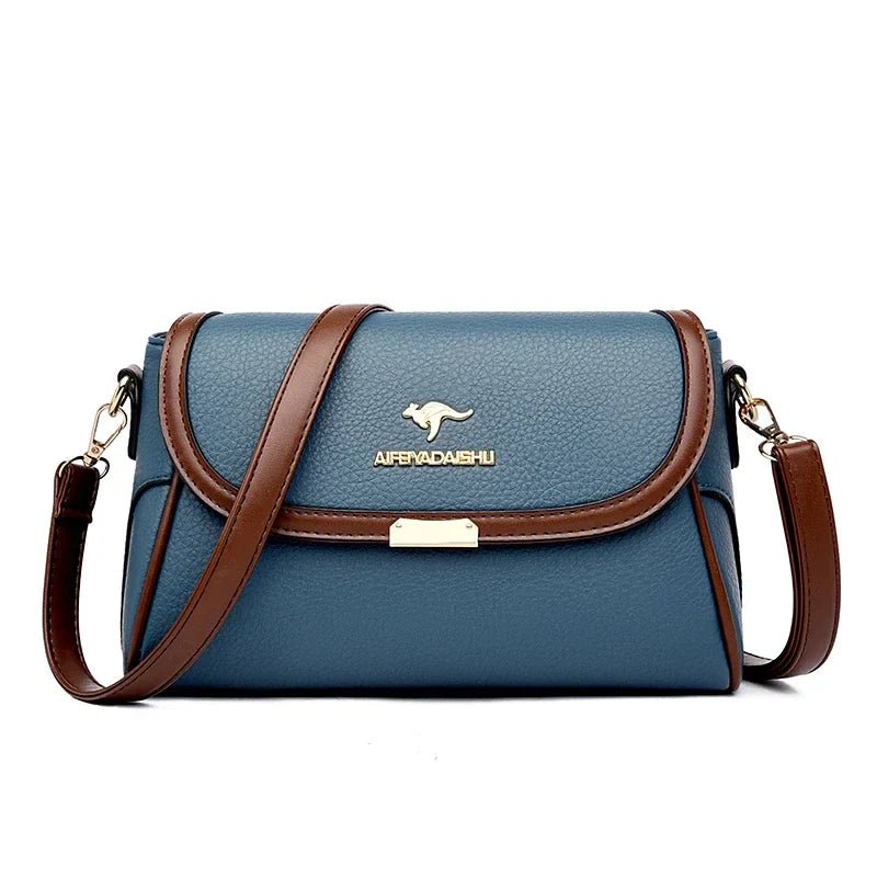 Daughter Solid Color High - Quality Leather Small Shoulder Bags | New Messenger Bags with Strap & Designer Crossbody Bag (Sac à Main) - Ever Trendy Essentials