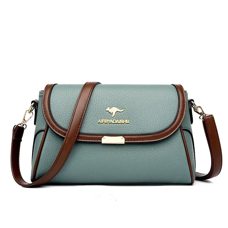 Daughter Solid Color High - Quality Leather Small Shoulder Bags | New Messenger Bags with Strap & Designer Crossbody Bag (Sac à Main) - Ever Trendy Essentials