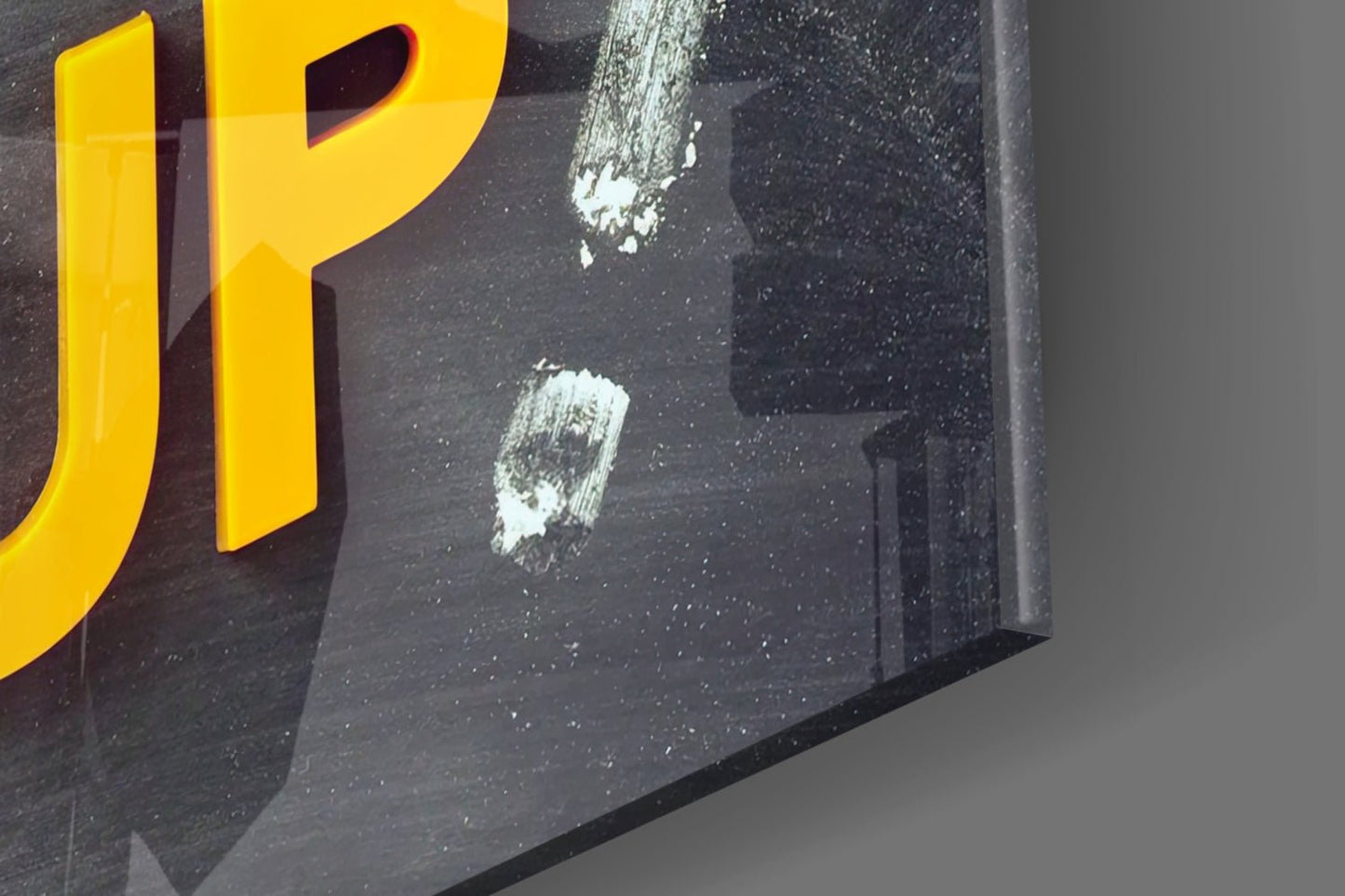 Don't Give Up Glass Wall Art Daughter - Ever Trendy Essentials