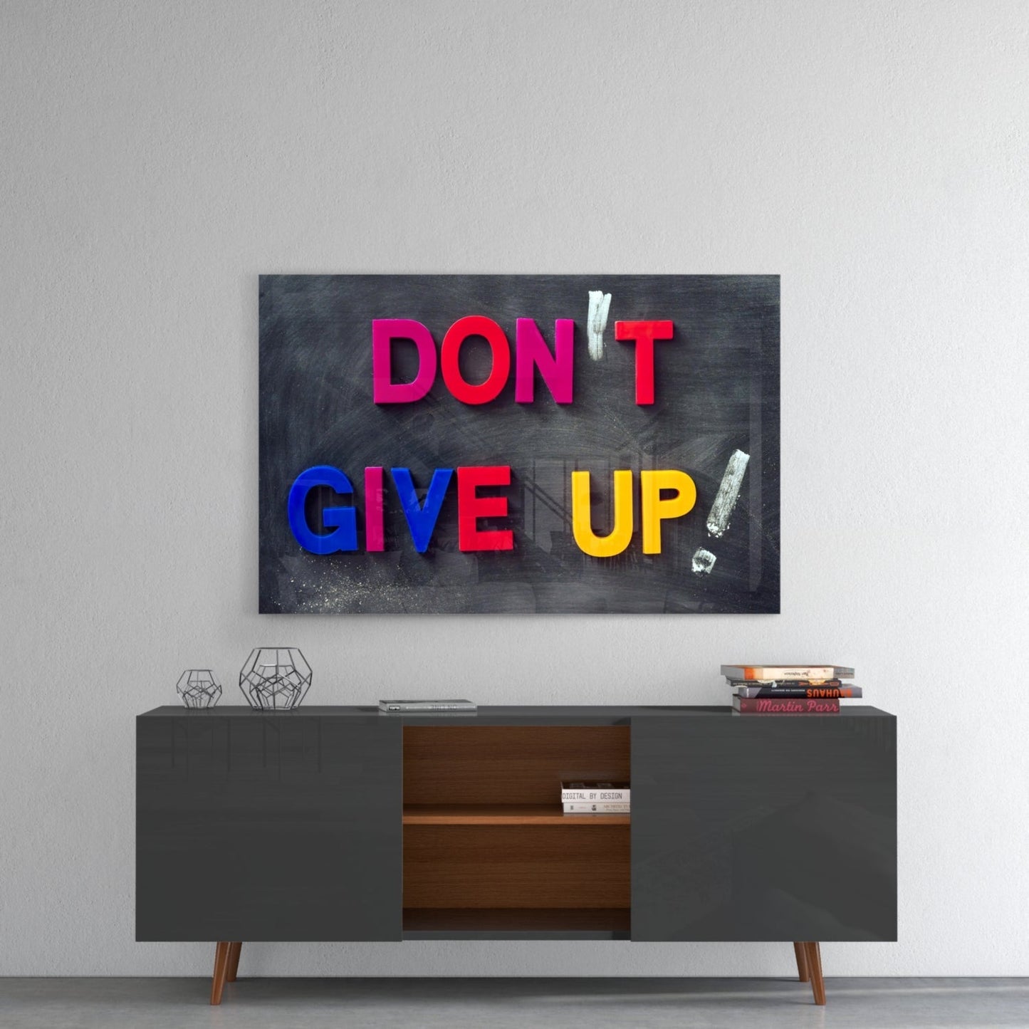 Don't Give Up Glass Wall Art Daughter - Ever Trendy Essentials