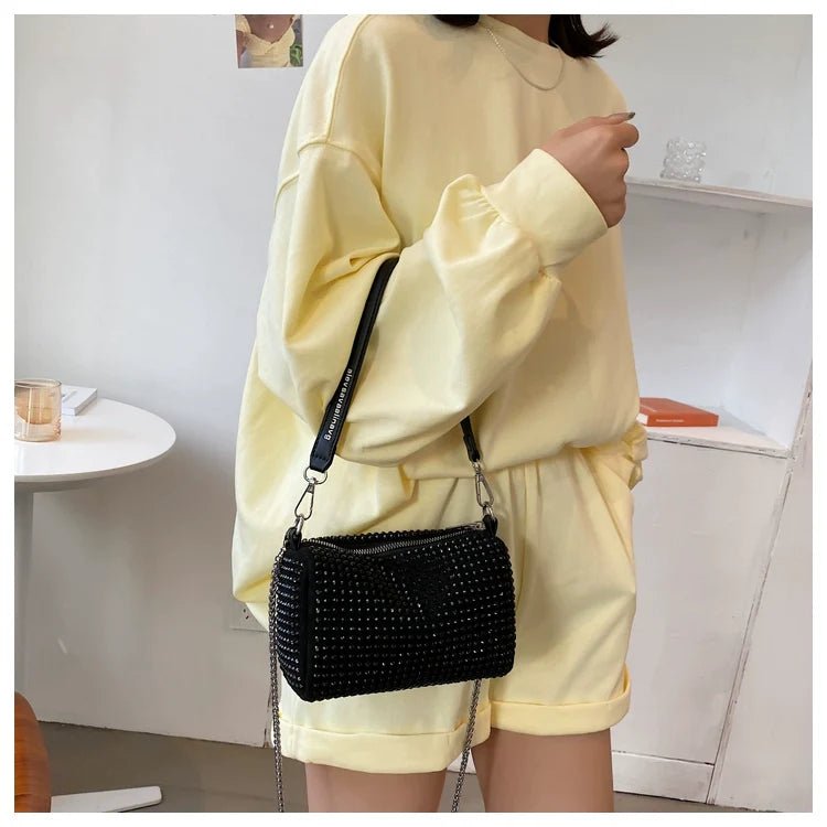 Fancy Rhinestone Bag | New Arrival Tide Fashion Underarm Bag & Full Diamond Crystal Handbag (Female Summer Crossbody) - Ever Trendy Essentials