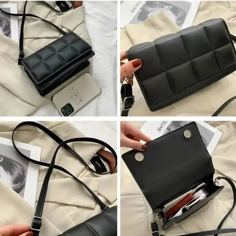 Fashion Brand Designer Women's Shoulder Bag | Small PU Leather Female Crossbody Bag & Trend Classic Handle Handbag - Ever Trendy Essentials