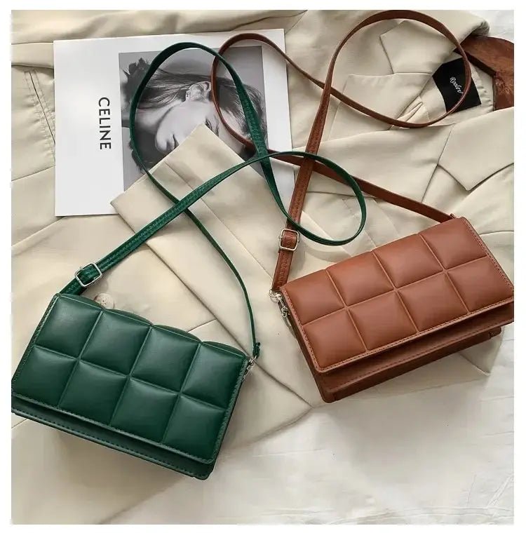 Fashion Brand Designer Women's Shoulder Bag | Small PU Leather Female Crossbody Bag & Trend Classic Handle Handbag - Ever Trendy Essentials