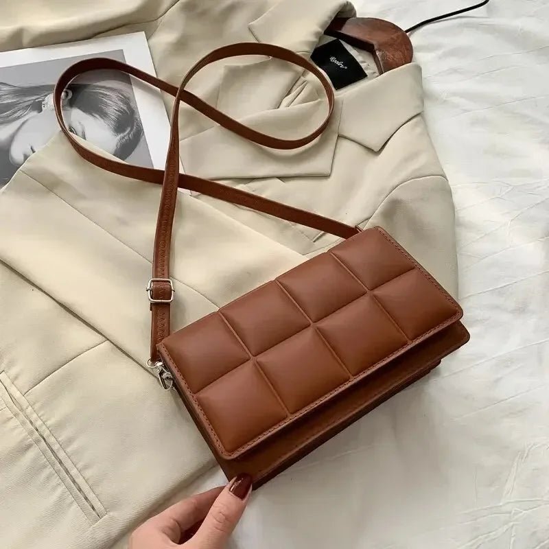 Fashion Brand Designer Women's Shoulder Bag | Small PU Leather Female Crossbody Bag & Trend Classic Handle Handbag - Ever Trendy Essentials