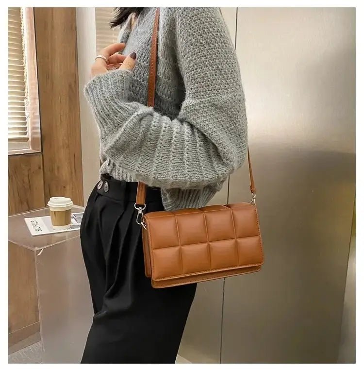 Fashion Brand Designer Women's Shoulder Bag | Small PU Leather Female Crossbody Bag & Trend Classic Handle Handbag - Ever Trendy Essentials