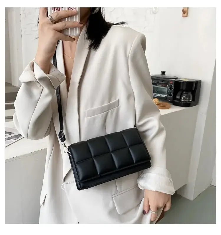 Fashion Brand Designer Women's Shoulder Bag | Small PU Leather Female Crossbody Bag & Trend Classic Handle Handbag - Ever Trendy Essentials