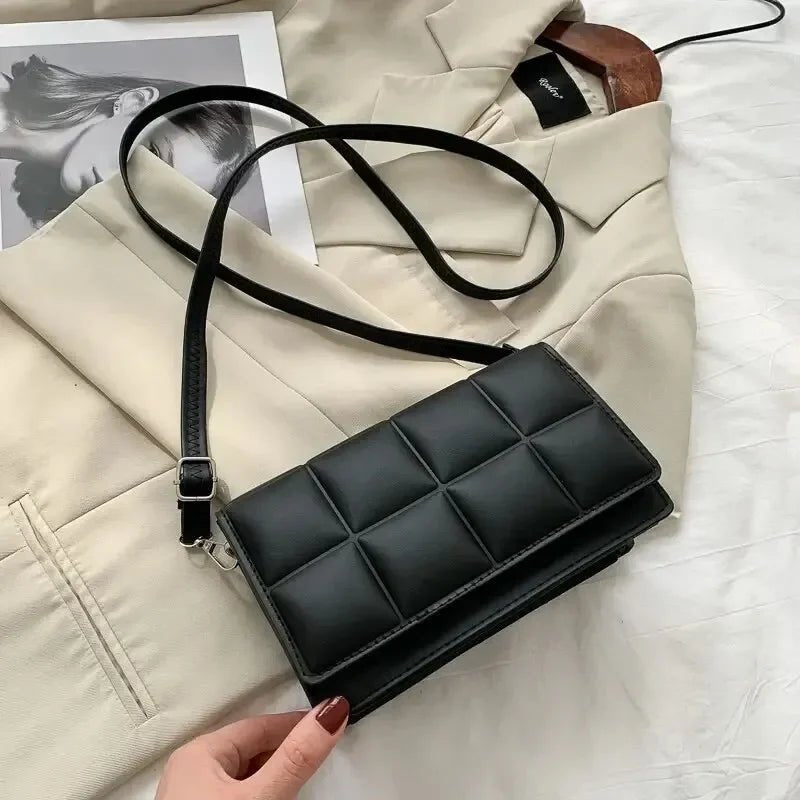 Fashion Brand Designer Women's Shoulder Bag | Small PU Leather Female Crossbody Bag & Trend Classic Handle Handbag - Ever Trendy Essentials