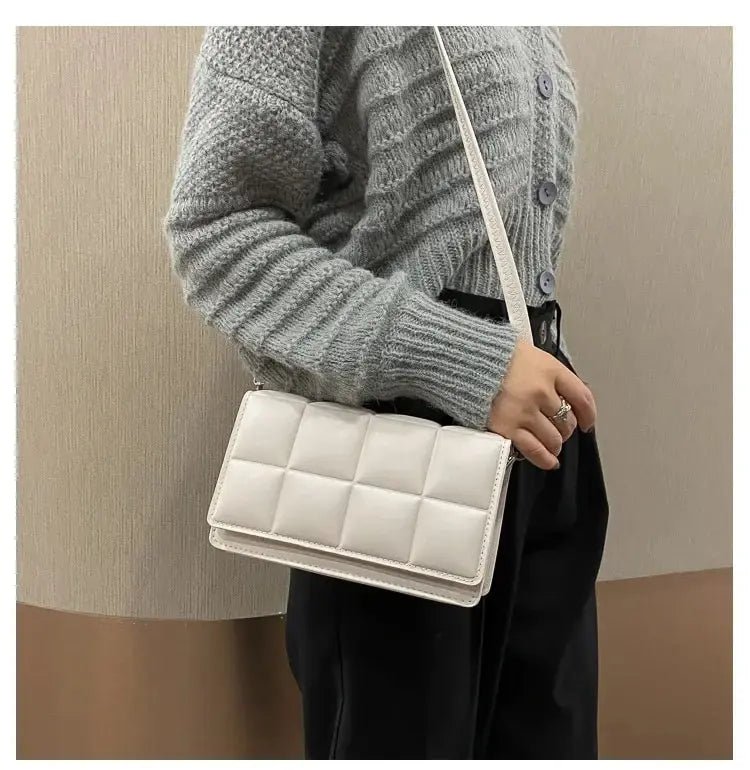 Fashion Brand Designer Women's Shoulder Bag | Small PU Leather Female Crossbody Bag & Trend Classic Handle Handbag - Ever Trendy Essentials