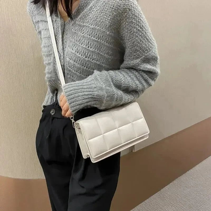Fashion Brand Designer Women's Shoulder Bag | Small PU Leather Female Crossbody Bag & Trend Classic Handle Handbag - Ever Trendy Essentials