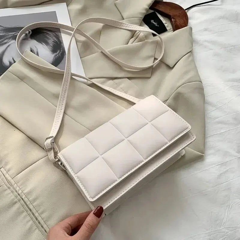 Fashion Brand Designer Women's Shoulder Bag | Small PU Leather Female Crossbody Bag & Trend Classic Handle Handbag - Ever Trendy Essentials