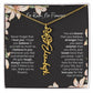 Flower Name Necklace | Custom Birth Flower Jewelry Gift for Daughter - Ever Trendy Essentials