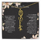 Flower Name Necklace | Custom Birth Flower Jewelry Gift for Daughter - Ever Trendy Essentials