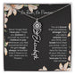 Flower Name Necklace | Custom Birth Flower Jewelry Gift for Daughter - Ever Trendy Essentials