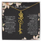 Flower Name Necklace | Custom Birth Flower Jewelry Gift for Daughter - Ever Trendy Essentials