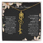 Flower Name Necklace | Custom Birth Flower Jewelry Gift for Daughter - Ever Trendy Essentials