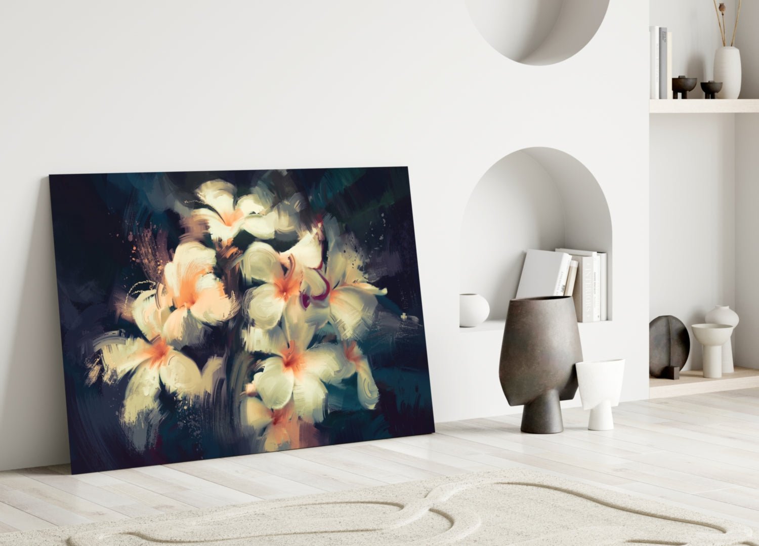 Flowers Glass Wall Art Daughter - Ever Trendy Essentials