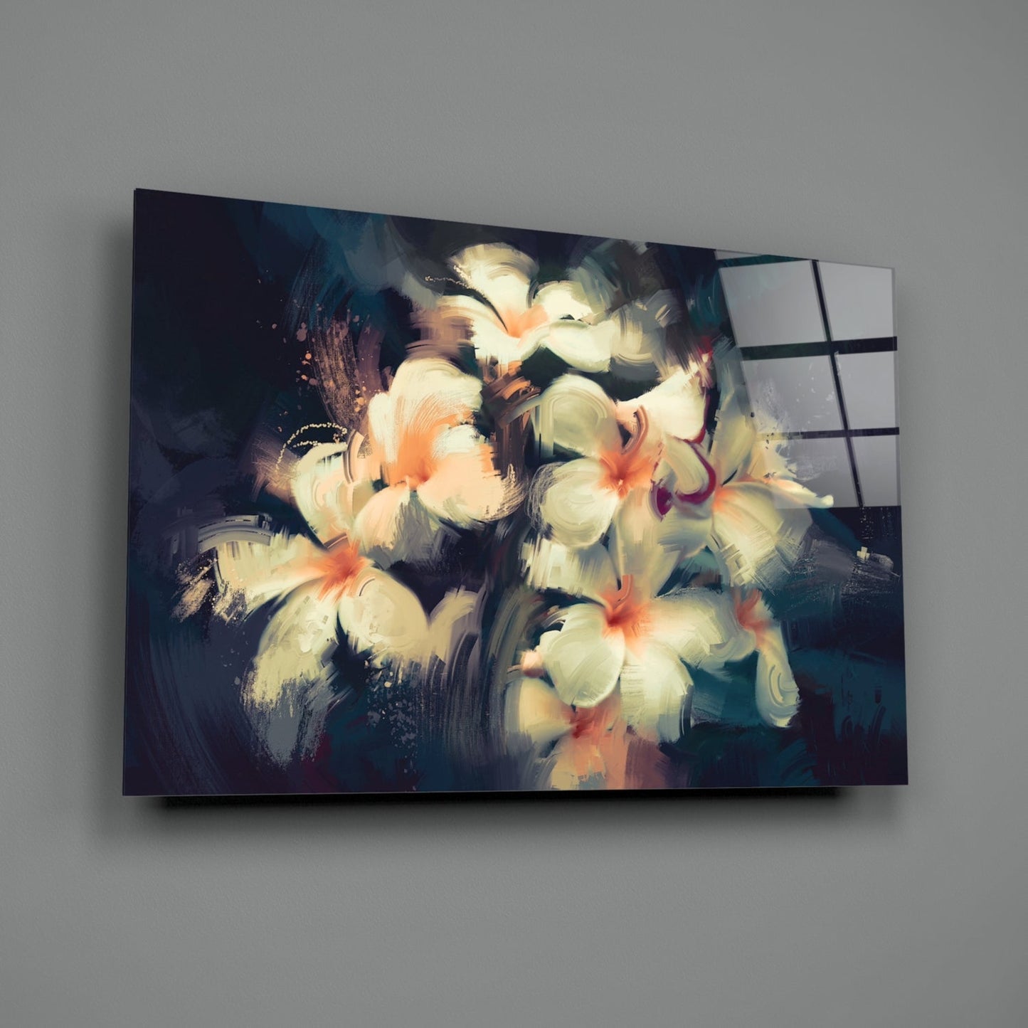 Flowers Glass Wall Art Daughter - Ever Trendy Essentials